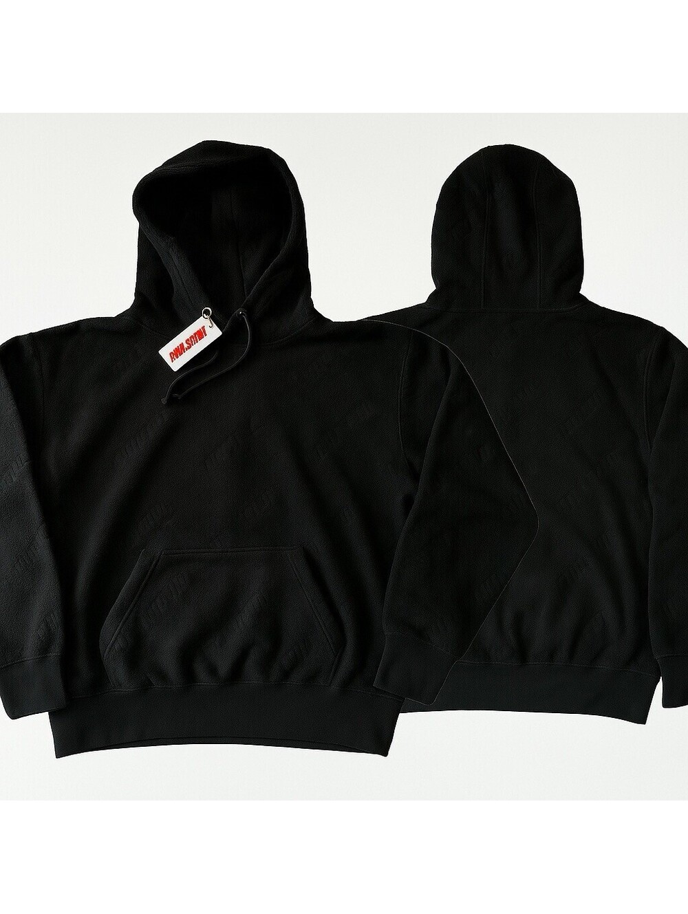 Full Send Hoodie Black Mens LG NWT Terrycloth Embossed Nelk Boys Logo Pullover